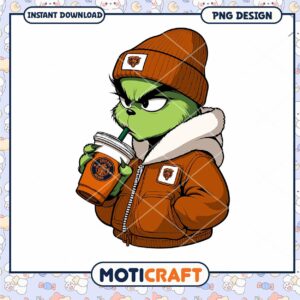 Grinch Chicago Bears PNG Design