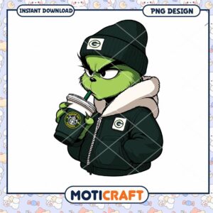 Grinch Green Bay Packers PNG