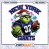 Grinch NY Giants Christmas PNG