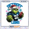 Grinch Detroit Lions PNG Sublimation