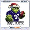 Grinch Cowboys Football PNG Design 2 Grinch Cowboys Football PNG Design