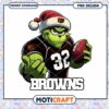 Grinch Browns Football PNG Design