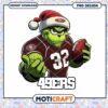 Grinch 49ers PNG Football Christmas 2 Grinch 49ers PNG Football Christmas