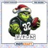Grinch Eagles Football PNG Design 2 Grinch Eagles Football PNG Design