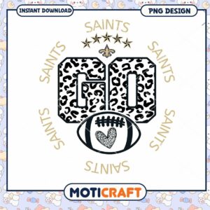 Saints Go Football Leopard PNG Saints Go Football Leopard PNG