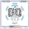 Detroit Lions Go Leopard PNG Design 1 Detroit Lions Go Leopard PNG Design