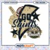 Go Saints PNG Sublimation Design