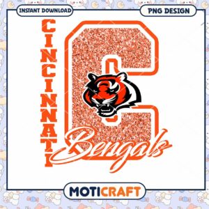 Cincinnati Bengals Glitter PNG Sublimation Cincinnati Bengals Glitter PNG Sublimation