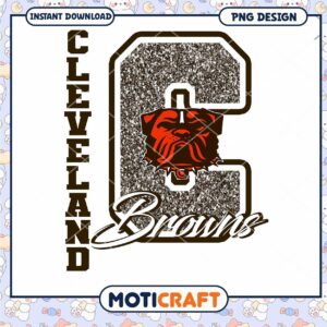 Cleveland Browns Glitter PNG Design Cleveland Browns Glitter PNG Design