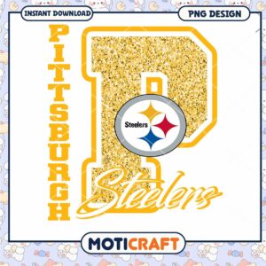 Pittsburgh Steelers Glitter PNG Design