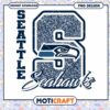Seattle Seahawks Glitter PNG Design
