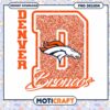 Denver Broncos Glitter PNG Design