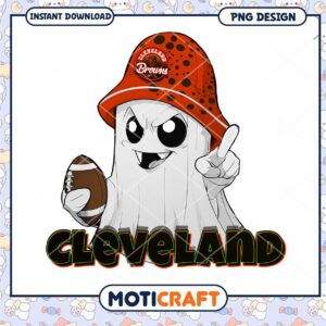 Cleveland Browns Ghost PNG Sublimation