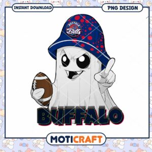Buffalo Bills Ghost PNG Sublimation Design Buffalo Bills Ghost PNG Sublimation Design