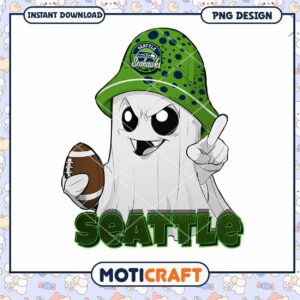 Seattle Seahawks Ghost PNG Sublimation