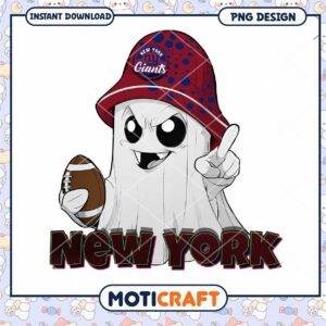 NY Giants Ghost PNG Sublimation