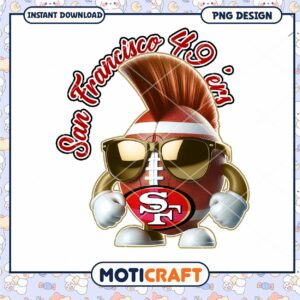 San Francisco 49ers Football PNG Design San Francisco 49ers Football PNG Design