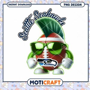 Seattle Seahawks Football PNG Design Seattle Seahawks Football PNG Design