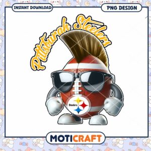 Pittsburgh Steelers Football PNG Design