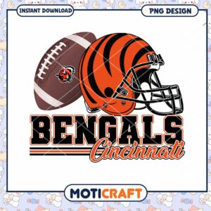 Bengals Cincinnati PNG Sublimation Design