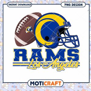 Los Angeles Rams PNG Design Football Helmet