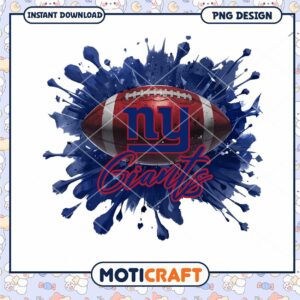 NY Giants Football PNG Sublimation Design