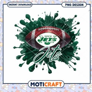 NY Jets Football PNG Sublimation Design
