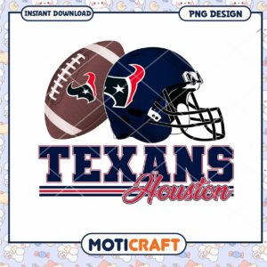 Houston Texans PNG Football Design