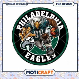Philadelphia Eagles PNG Mascot Design