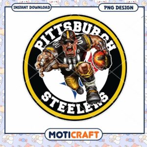 Pittsburgh Steelers PNG Sublimation Design