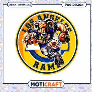 Los Angeles Rams PNG Sublimation Design