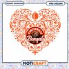Cincinnati Bengals Heart PNG Design 1 Cincinnati Bengals Heart PNG Design