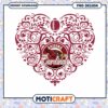 Arizona Cardinals Heart PNG Design 1 Arizona Cardinals Heart PNG Design