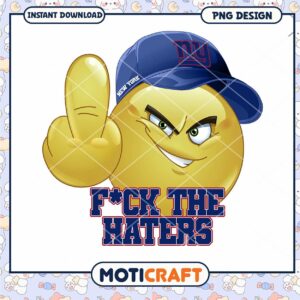 NY Giants Emoji PNG Middle Finger Haters