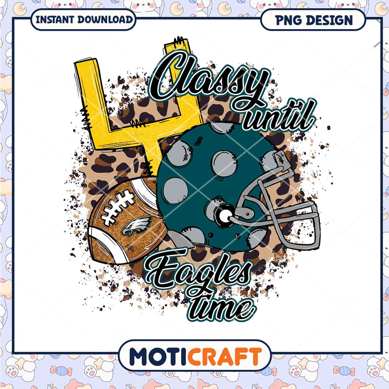 Eagles Football PNG Sublimation Design Eagles Football PNG Sublimation Design