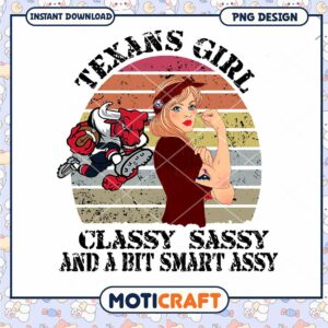 Texans Girl PNG Classy, Sassy, Smart