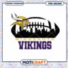 Minnesota Vikings PNG Football Design