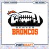 Denver Broncos PNG Football Design 2 Denver Broncos PNG Football Design