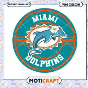 Miami Dolphins PNG Logo Design