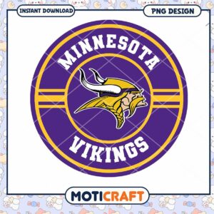 Minnesota Vikings PNG Logo Design