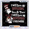 Cat in Hat Redskins PNG Design