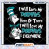 Miami Dolphins Cat PNG Sublimation Design