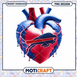 Buffalo Bills Heart PNG Design Buffalo Bills Heart PNG Design