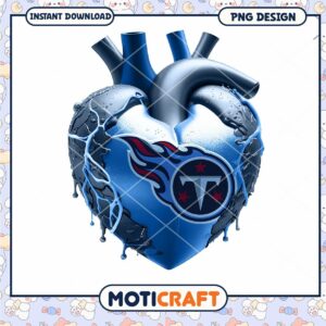 Titans Heart PNG Sublimation Design