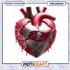 Tampa Bay Buccaneers Heart PNG Design 1 Tampa Bay Buccaneers Heart PNG Design