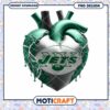 NY Jets Heart PNG Sublimation Design 2 NY Jets Heart PNG Sublimation Design