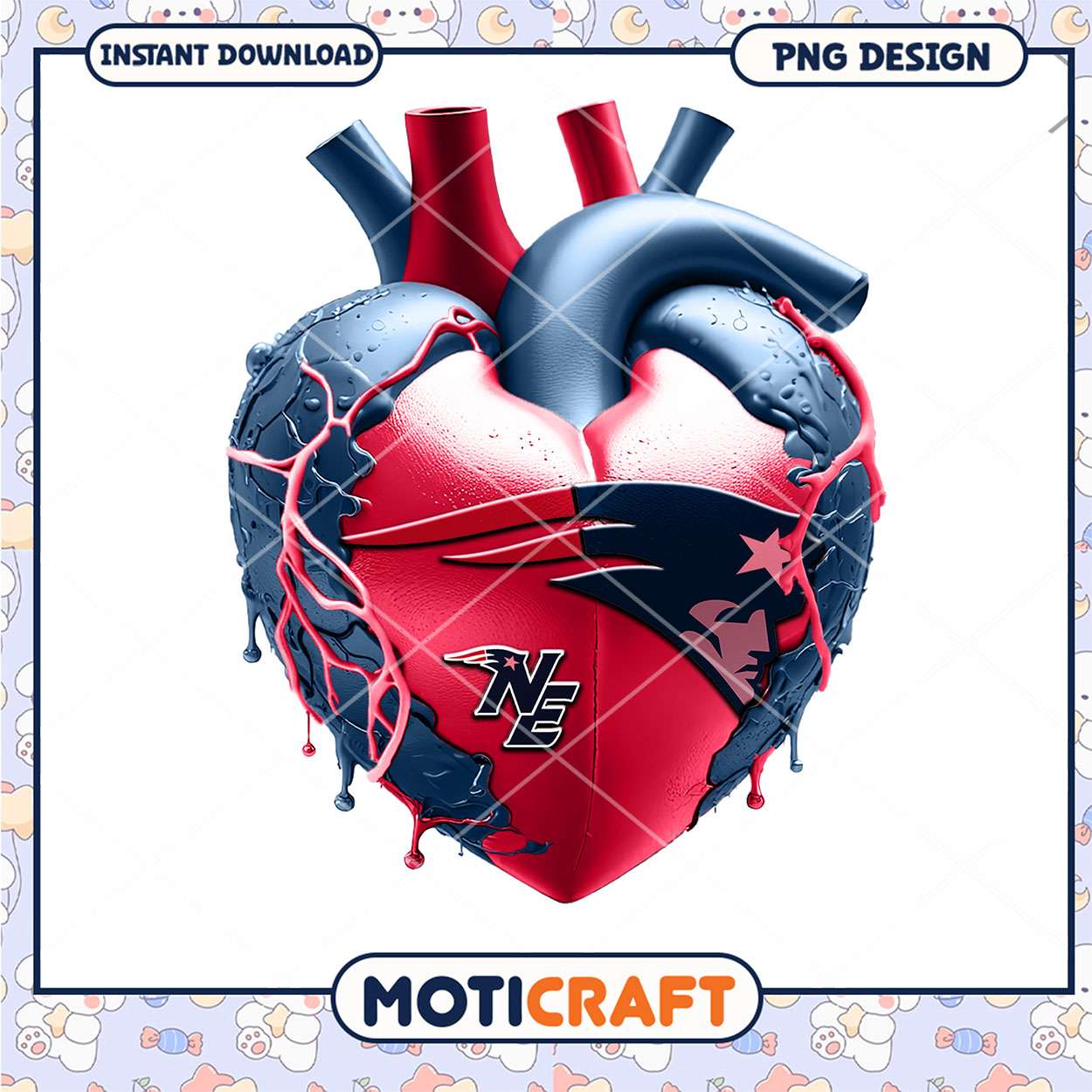 New England Patriots Heart PNG New England Patriots Heart PNG