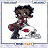Black Betty Boop Football PNG