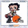 Betty Boop Football PNG Design Instant Download
