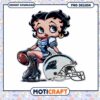 Option 1 (Focus on character) Betty Boop Carolina Panthers PNG